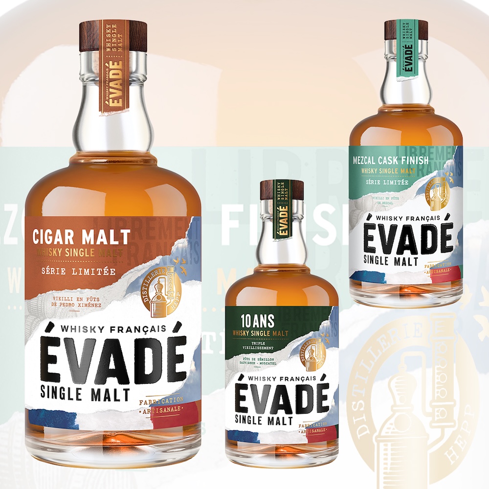 bouteilles whisky Évadé